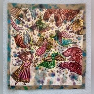 🎨Angels Watercolor Painting Art🖼